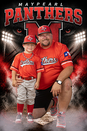 Oliver and Dad w background