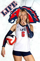 A Poster White volley