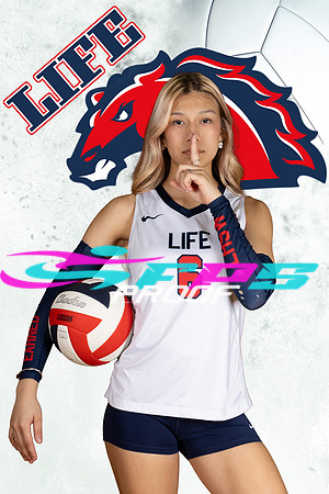 A Poster White volley