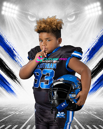 A Football Midlo white Digital Background Sample