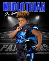 A Football Midl Night Field Digital Background Sample