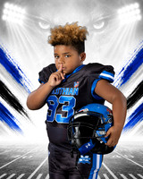 A Football Midlo white Digital Background Sample