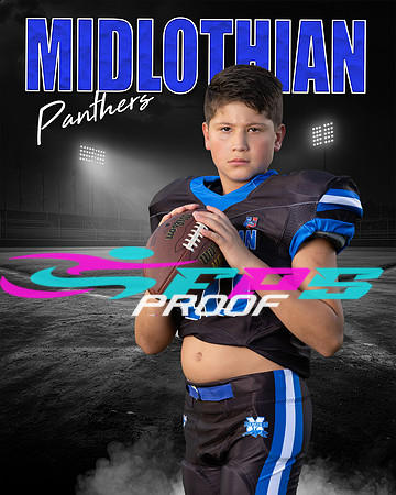 A Football Midl Night Field Digital Background Sample