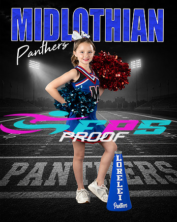 A Cheer Midl Night Field Digital Background sample